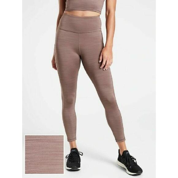 Athleta Women's Ultimate Stash Pocket 7/8 Tight Size XS Almond Activewear Yoga - Picture 1 of 10